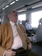 Snorers in the train
